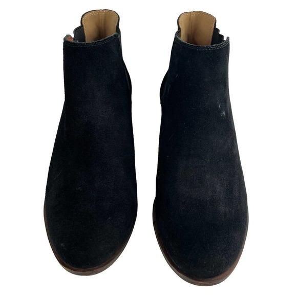 Lucky Brand Black Suede Bootie Size 8 - Picture 1 of 7